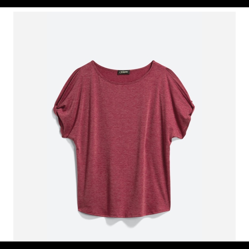Colette cold shoulder top.